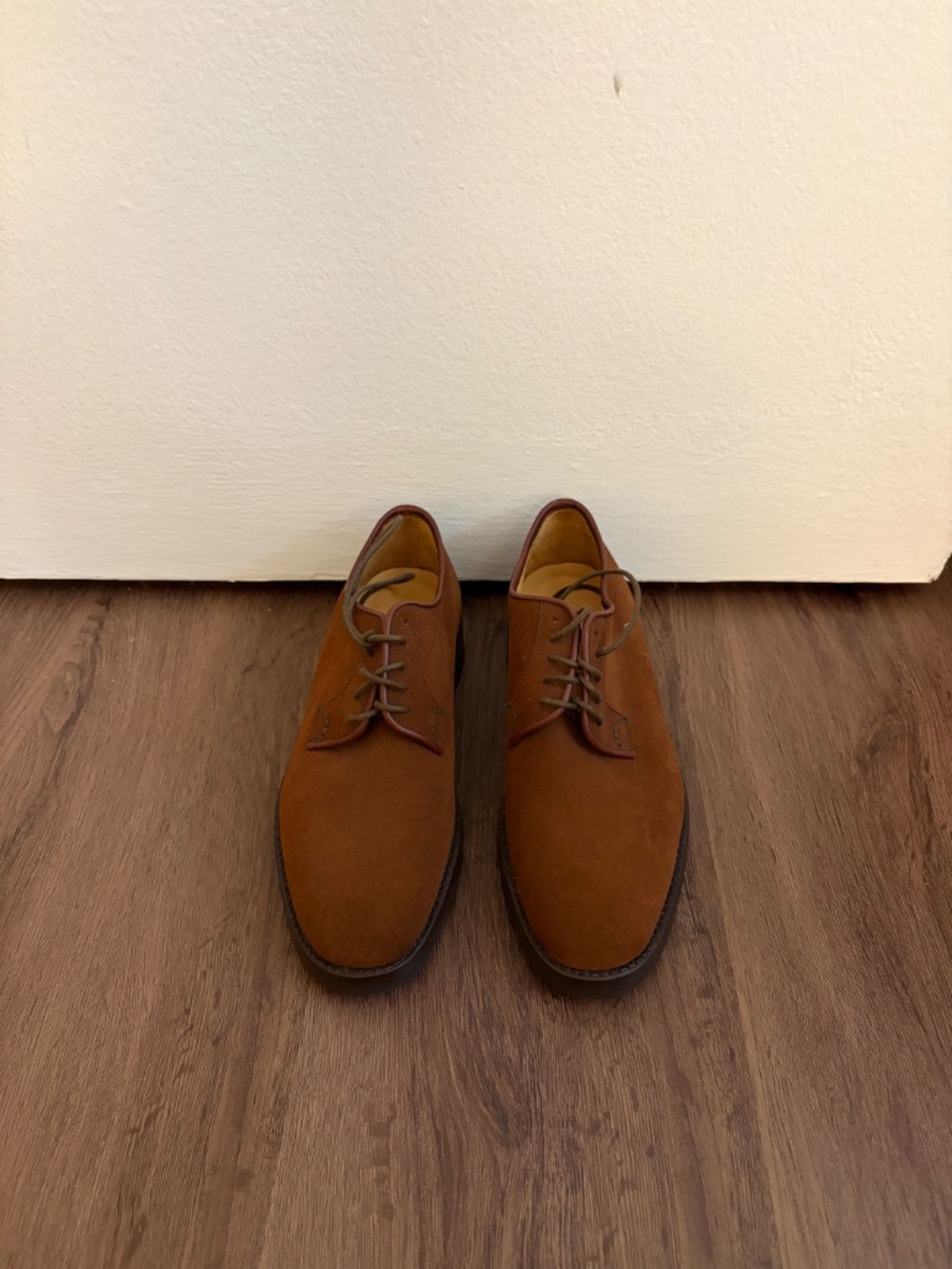 Giorgio Armani Brown Suede Derby Oxford shoes Women's US 6 / EU 36.5 - Picture 14 of 14